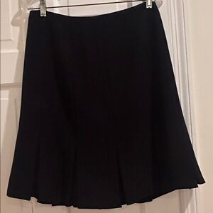 Calvin Klein black, pleated skirt